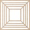 Ekena Millwork Raven Wood Fretwork Pierced Ceiling Medallion, Alder, 28"OD x 10 1/4"ID x 3/8"T CMWP28X28X0375RAAL - alternate 5